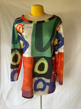 Shana graphic women's top